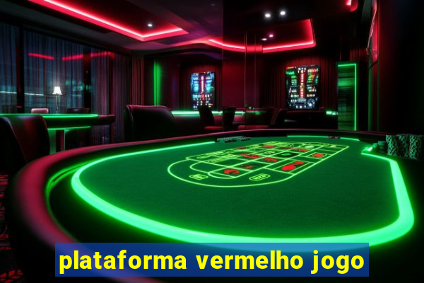 plataforma vermelho jogo